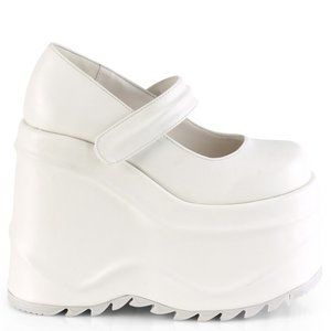 Mary Jane Platform Gothic Wedge Shoes